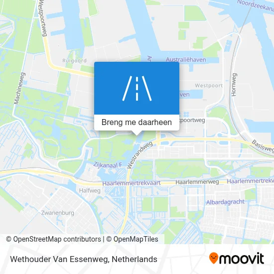 Wethouder Van Essenweg kaart