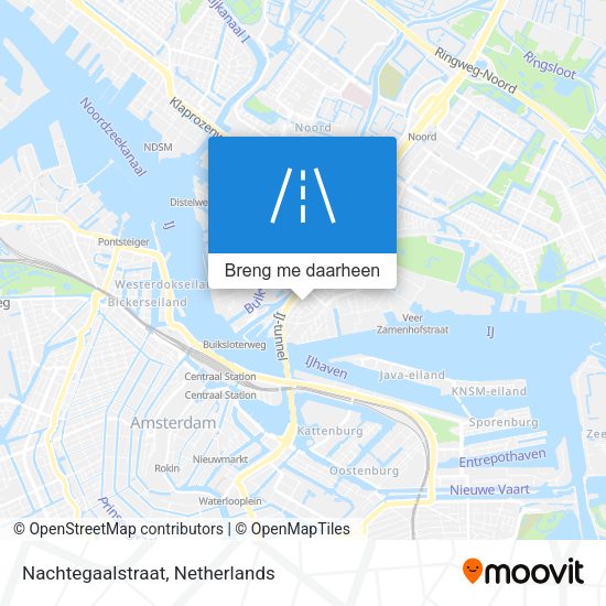 Nachtegaalstraat kaart