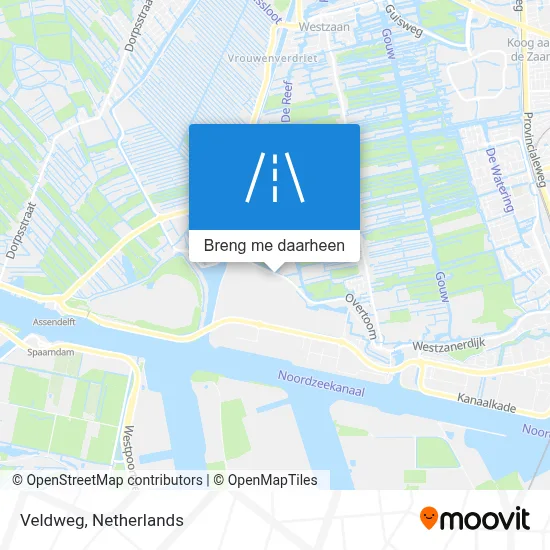 Veldweg kaart