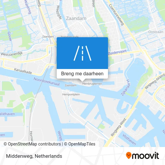 Middenweg kaart
