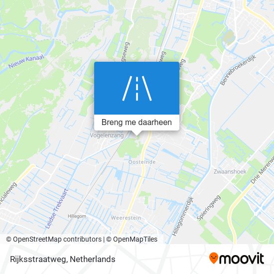 Rijksstraatweg kaart