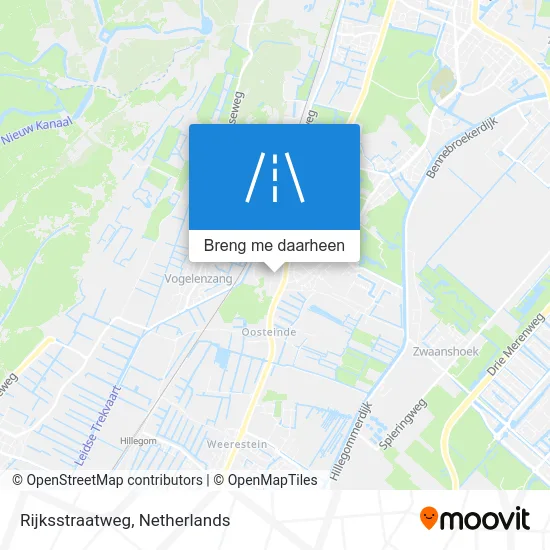 Rijksstraatweg kaart
