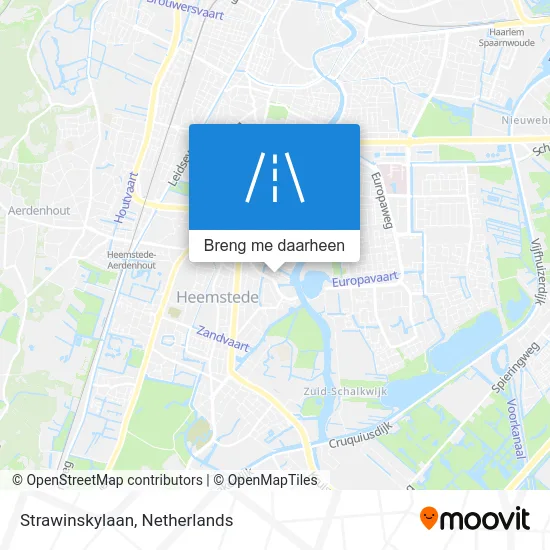 Strawinskylaan kaart