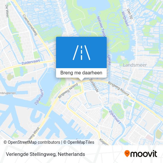 Verlengde Stellingweg kaart