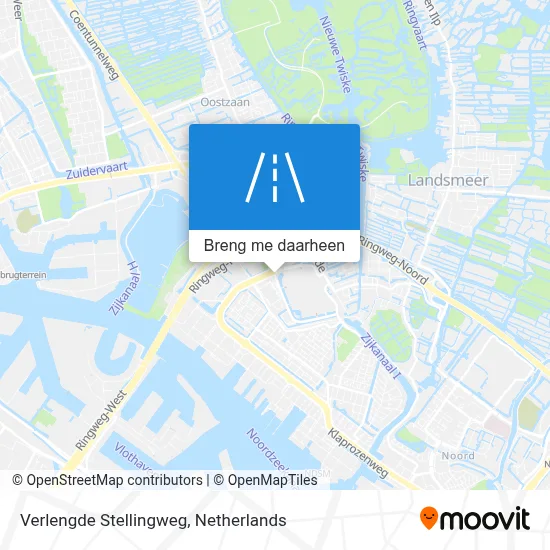 Verlengde Stellingweg kaart