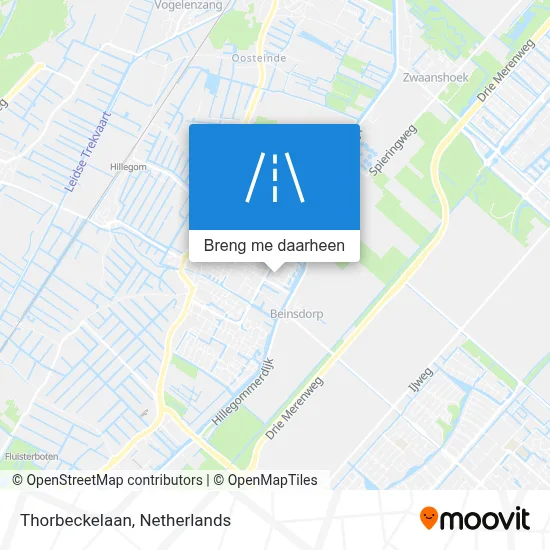 Thorbeckelaan kaart