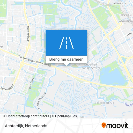 Achterdijk kaart
