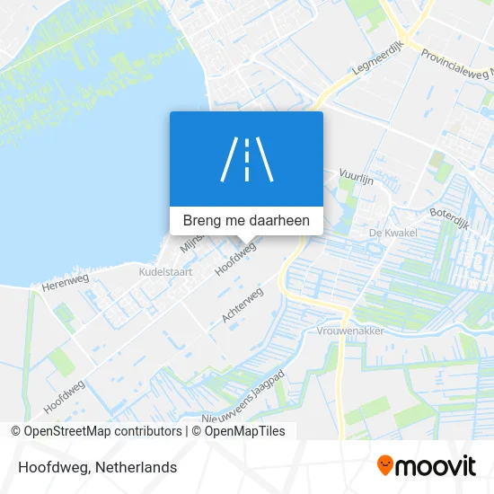 Hoofdweg kaart