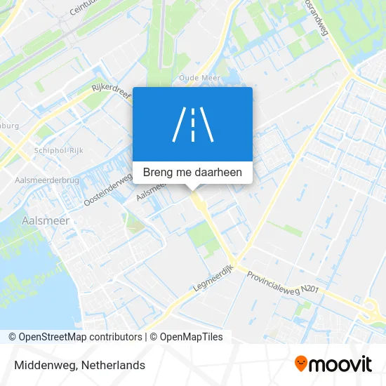 Middenweg kaart