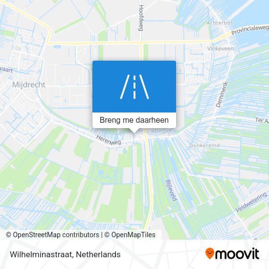 Wilhelminastraat kaart