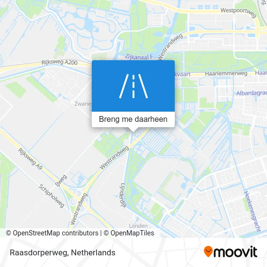 Raasdorperweg kaart