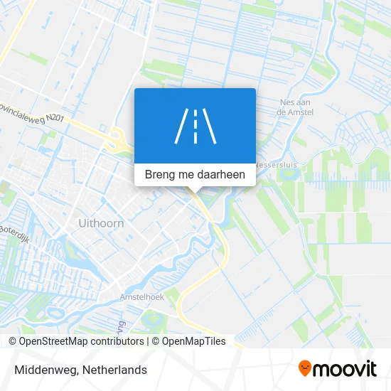 Middenweg kaart