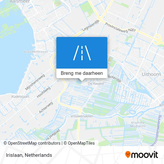 Irislaan kaart