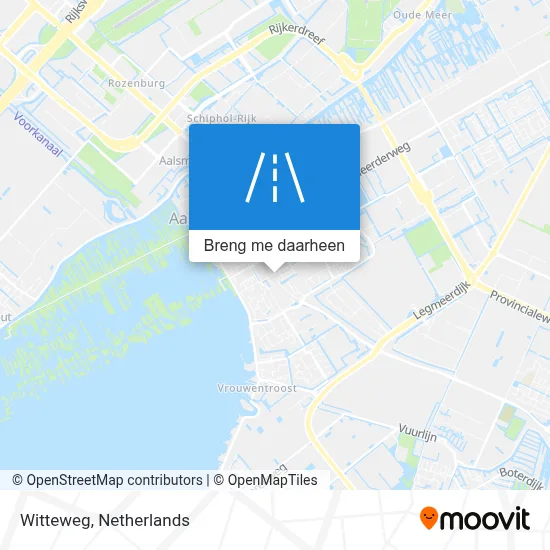 Witteweg kaart