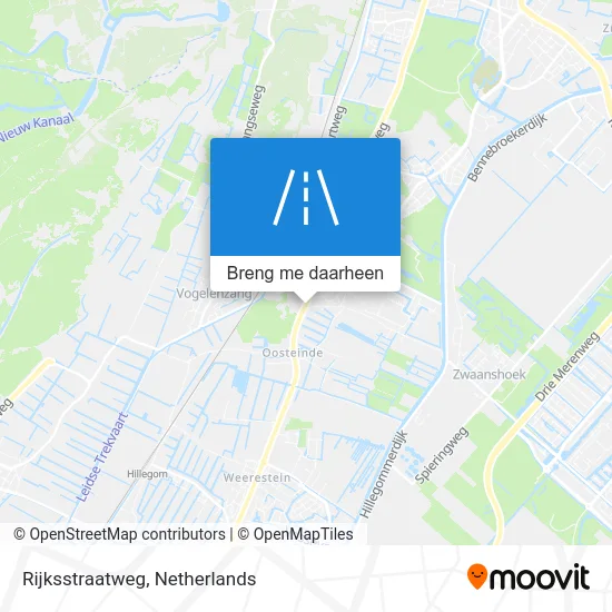 Rijksstraatweg kaart