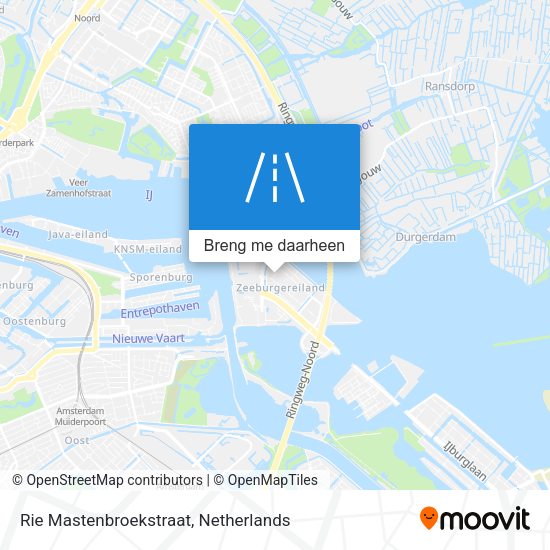 Rie Mastenbroekstraat kaart