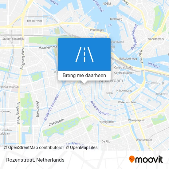 Rozenstraat kaart