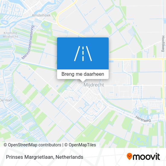 Prinses Margrietlaan kaart