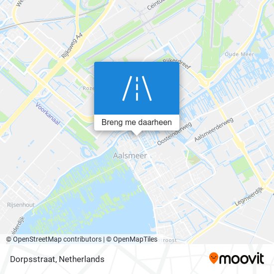 Dorpsstraat kaart