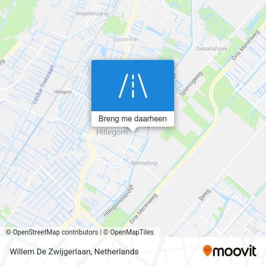 Willem De Zwijgerlaan kaart