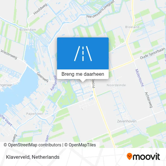 Klaverveld kaart