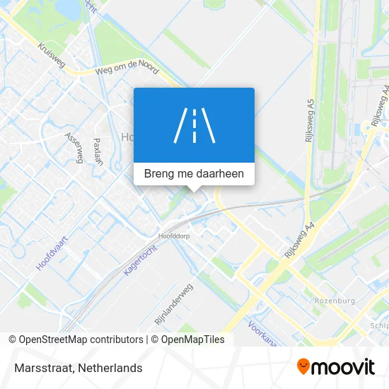 Marsstraat kaart
