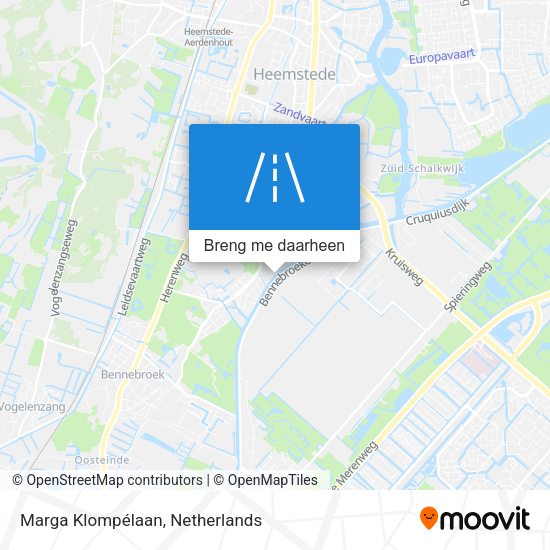 Marga Klompélaan kaart
