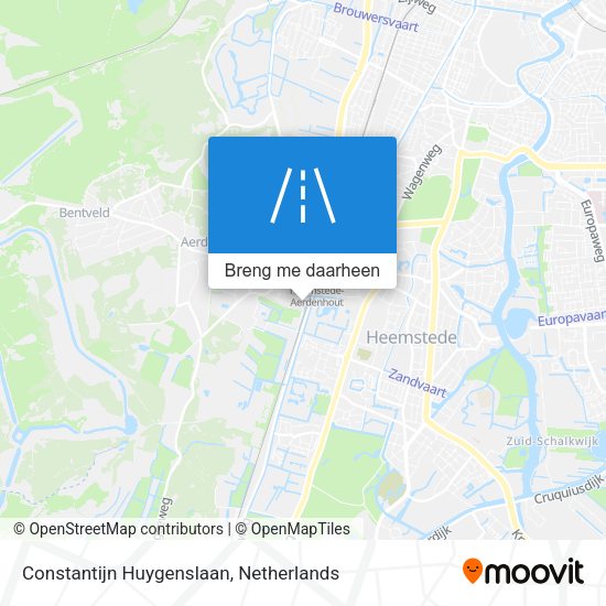 Constantijn Huygenslaan kaart