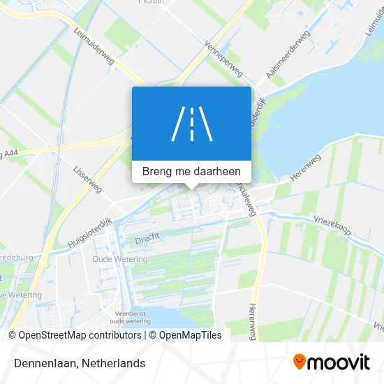 Dennenlaan kaart