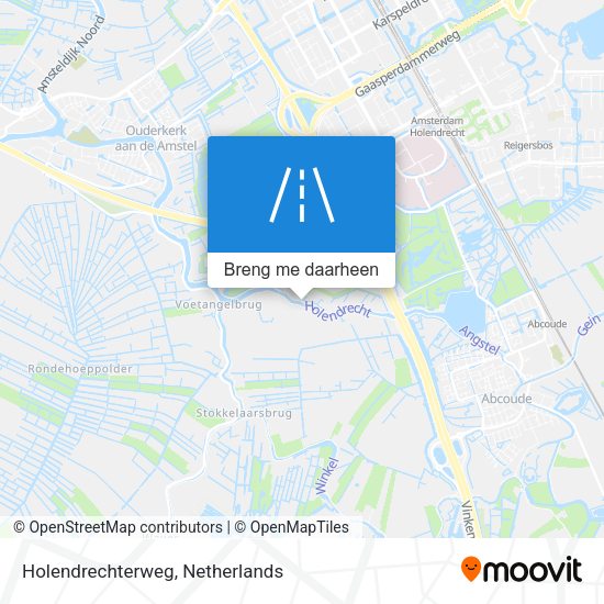 Holendrechterweg kaart