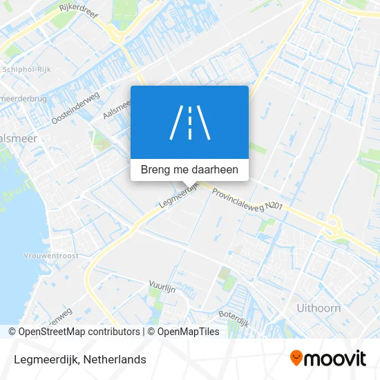 Legmeerdijk kaart