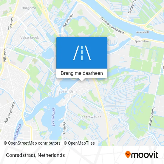 Conradstraat kaart