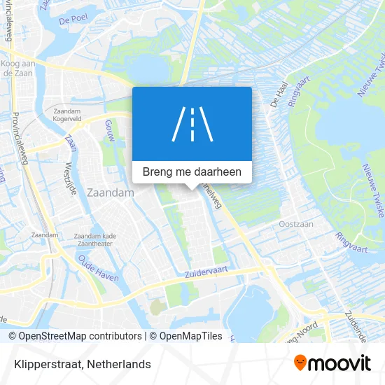 Klipperstraat kaart