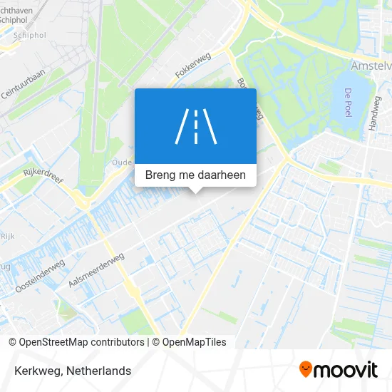 Kerkweg kaart