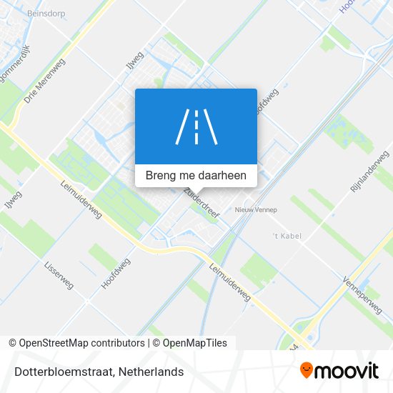 Dotterbloemstraat kaart