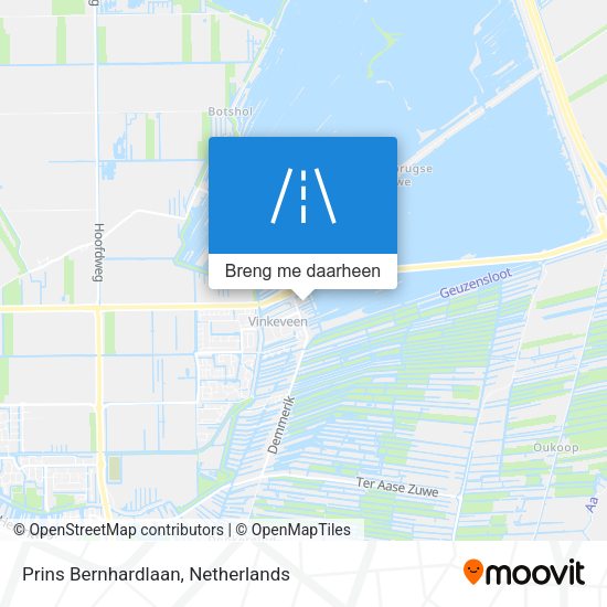 Prins Bernhardlaan kaart