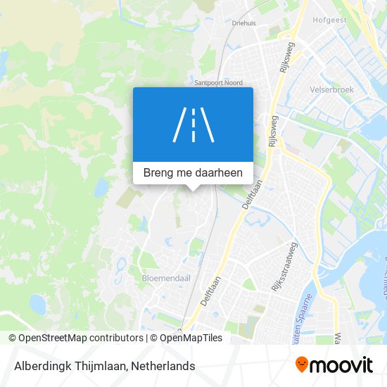 Alberdingk Thijmlaan kaart