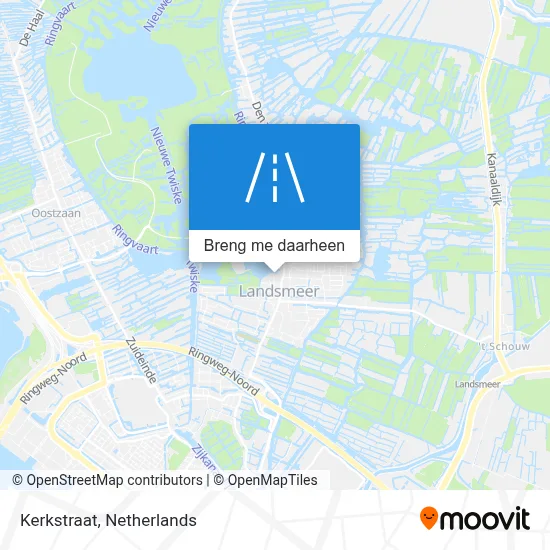 Kerkstraat kaart