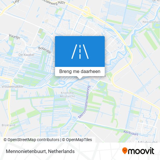 Mennonietenbuurt kaart