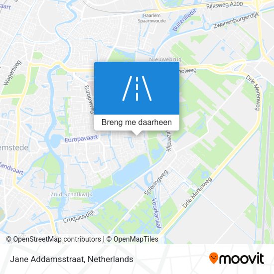 Jane Addamsstraat kaart