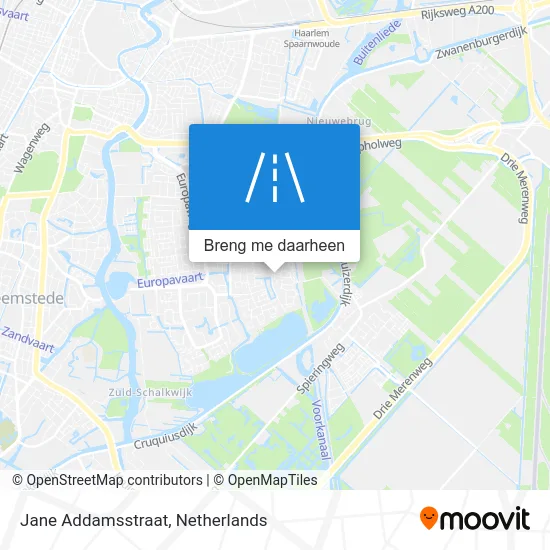 Jane Addamsstraat kaart