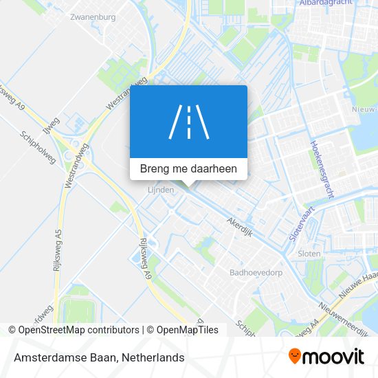 Amsterdamse Baan kaart