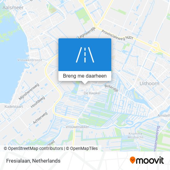 Fresialaan kaart