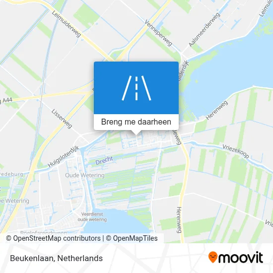 Beukenlaan kaart