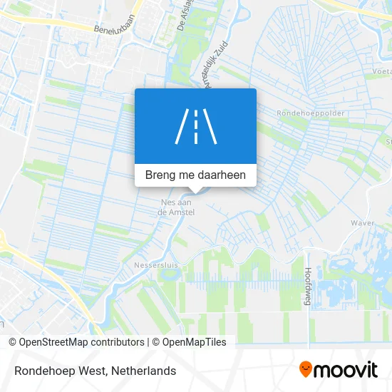 Rondehoep West kaart