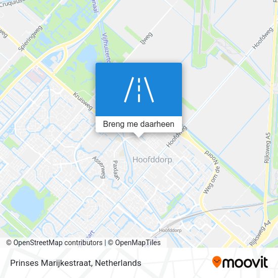 Prinses Marijkestraat kaart