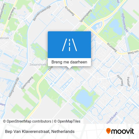 Bep Van Klaverenstraat kaart