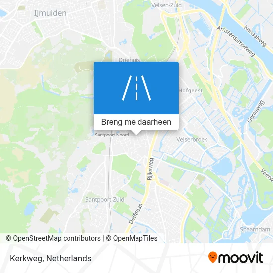Kerkweg kaart