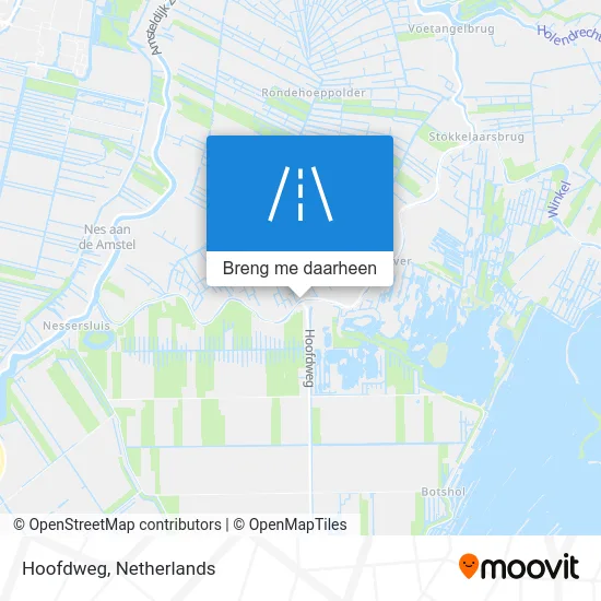 Hoofdweg kaart