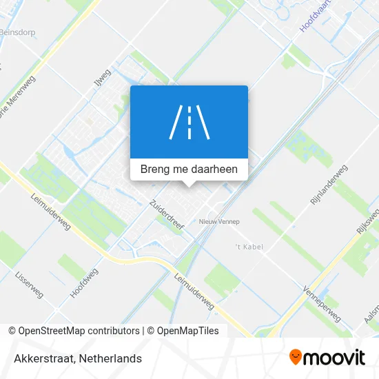 Akkerstraat kaart